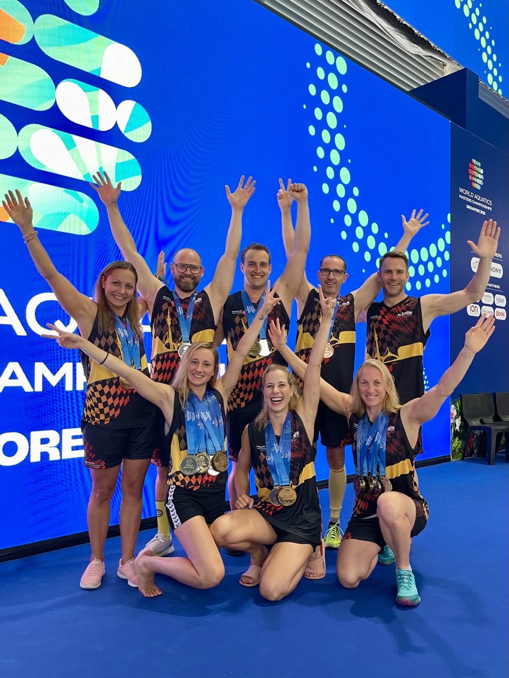 Die Staffelteilnehmer (Foto von Denis Gliesche)